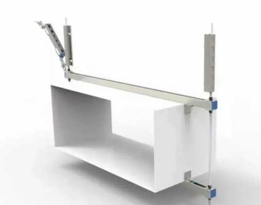 矩形風(fēng)管側(cè)向抗震支架